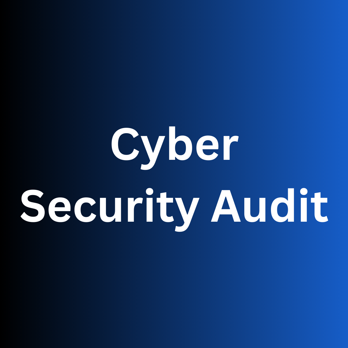 Cyber Security Audit