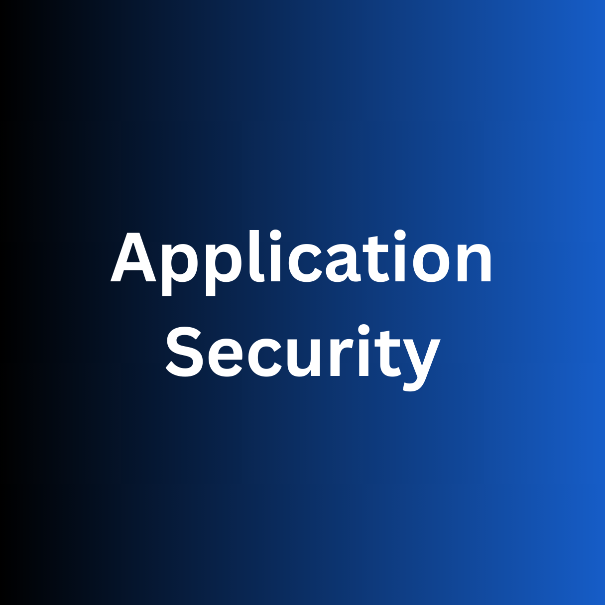 Application Security